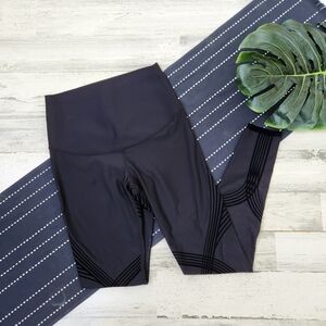 Fanka Body Sculpt Leggings Compression Reversible Black Full Length Size XS/S